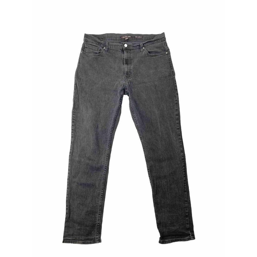 Michael Kors Grant Classic Fit Mens Jeans Black Size 36x62 (35x31 Measured)